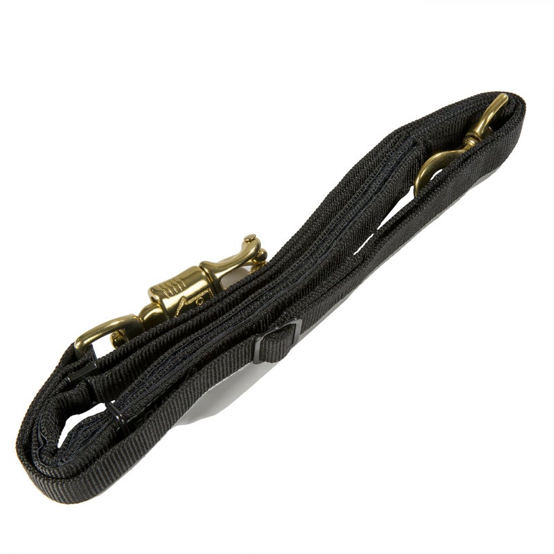 Intrepid International Tie Safe Adjustable Cross Tie, Nylon Horse Crossties for Horses, Stall Accessories, Attach to Halter, Brass Panic Snap, for Stall, Trailer Accessories, 48-62" - Image 1